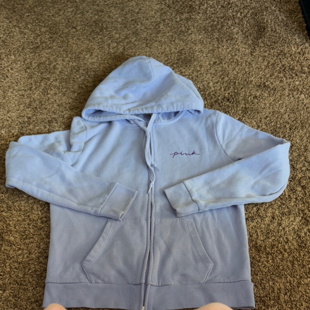PINK Victoria's Secret Light Purple Hoodie Size Small